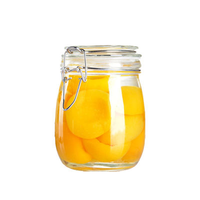 음식 급료 유리제 잼 단지 저장/보존하기 꿀을 위한 완벽한 금속 클립 정상 협력 업체