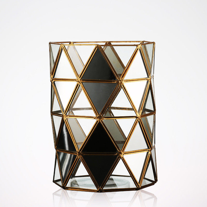 16 * 14 * 40cm 장식적인 재배자, 금속/Glassless 기하학적인 Terrarium 협력 업체