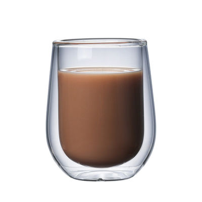 높은 붕규산염 파이렉스 유리 커피 잔 주문을 받아서 만들어진 디자인 투명한 색깔 협력 업체
